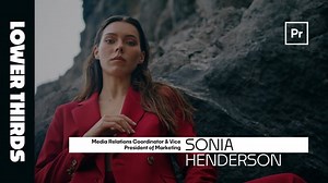 Lower Thirds | Premiere Pro