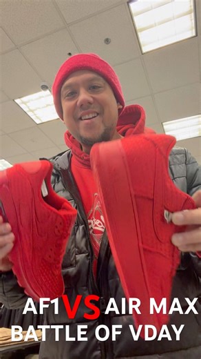 Nike AF1 VS Air Max Valentines Day 2026 #sneakers #valentinesday #sneakerhead