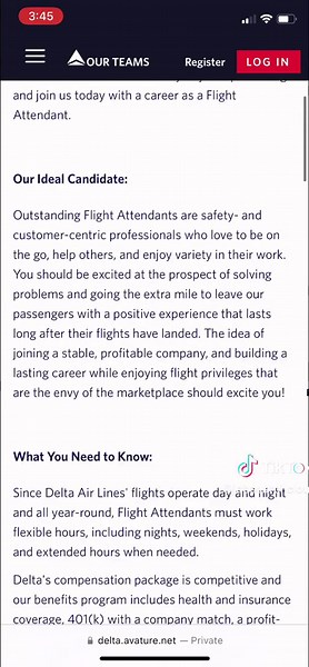 Delta - Delta.com - Flight Attendant - Travel Job - Various Locations - Full-Time. #jobsearchcloud #jobsearching #jobsearch #jsc #interviews #interviewtips #interviewskills #tiktokuniversity #jobpostings #remotejobs #virtualjobs #jobs #greenscreenvideo