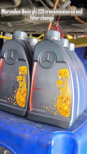 Mercedes-Benz glc 220 transmission oil andfilter change. #mechanic #benz #mercedesbenz