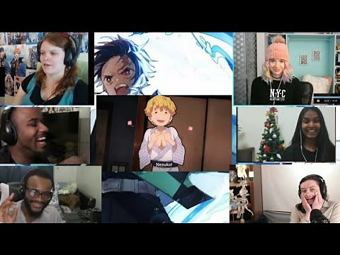 Zenitsu meets Nezuko | Demon Slayer episode 15 | Reaction mashup