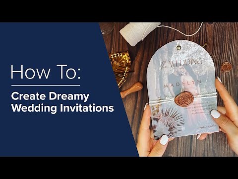 How to Create Your Dreamy Wedding invitations DIY Tutorial | Zazzle