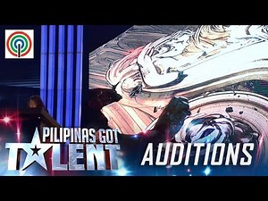 Pilipinas Got Talent Season 5 Auditions: Percy Denolo - Mud Shadow Art Performer