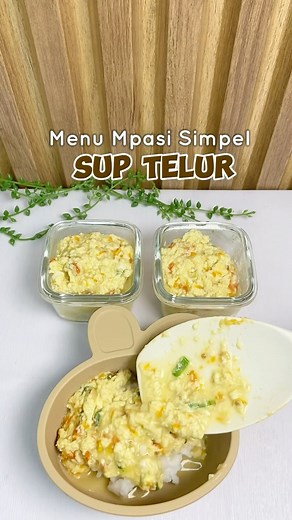 Hanna Silvia Yuliadi | Menu Mpasi Simpel ~Sup Telur~ 8m+ u/ 3x makan Bahan: - telur 2 butir - tomat 10gr - wortel 10gr - bumtik - air 150ml - daun bawang... | Instagram