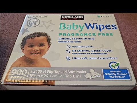 Costco Sale Item Review Kirkland Signature Tencel Fragrance Free Baby Wipes Wipe BabyWipes