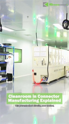 Cleanroom in Connector Manufacturing Explained #connectors #manufacturingmagic