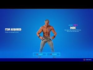 HOW TO GET NEW DUDE SKIN IN FORTNITE!