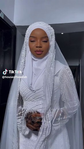 Stunning Nikkah Dress for Muslim Brides by House of Beedah