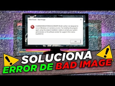 How to FIX the BAD IMAGE error in WINDOWS