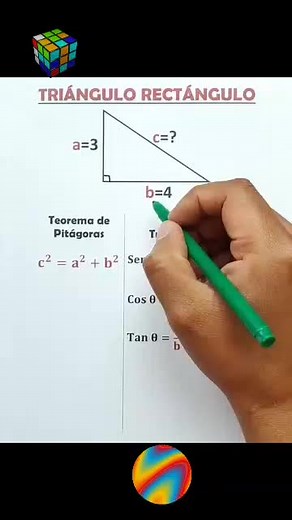 Método para hallar el valor de un triángulo rectángulo