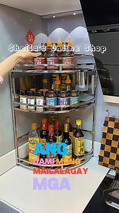✨ Stainless Steel Corner Spice Rack Organizer #KitchenEssentials #SpiceRack #SpaceSaving #CountertopOrganizer #HomeOrganization #CookingMadeEasy | Sheila's online shop