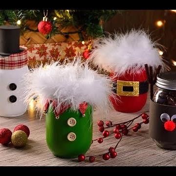 Manualidad | 4 dulceros Navideños | Regalos Navideños DIY