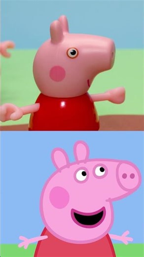 Tales VS Toys: Fun Lesson! 📚 #PeppaPig #Shorts #toys #toyplay