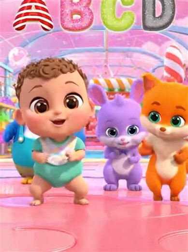 ABC Candy Factory 🍭👶 | Baby & Animal Friends Learn Letters Song Welcome to the magical Candy Factory! 🍭🏭 A sweet baby and adorable animal friends explore a colorful candy world where ABC letters are made of candy! As the letters appear, everyone sings together: 🎵 A B C D, sweet and fun! 🎵 Animals dance happily with candy letters while bright colors, fun music, and playful animations keep little learners smiling 🎶🌈 This educational baby cartoon helps children: 🔤 Learn ABC letters 🎵 Enjo