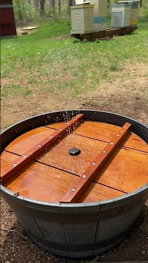 DIY Solar Fountain Platform so Bees Don't Drown