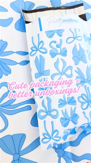 Cute packaging = better unboxings 💖📦✨ #PrettyPackageStore #UnboxingExperience #CutePackaging #SmallBusinessSupplies | Pretty Package Store