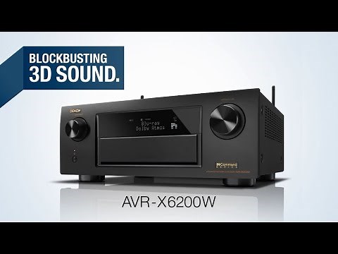 The AVR-X6200W Network AV Receiver - Blockbusting 3D Sound