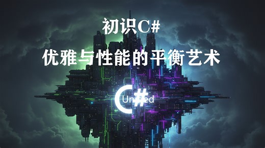 初识C#：优雅与性能的平衡艺术