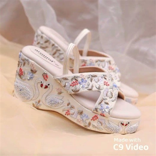 Beautiful New Heels Sandals Designs ✨#short #trend #heelssandals #footwear #vairalvideo