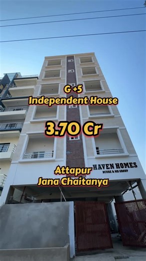 Altaf Hussin on Instagram: "Call +91 81251 74111 🏢 G+5 + Penthouse Building for Sale 📍 Golden Heights – Janachaitanya Phase, Rajendranagar 🔥 Brand New | Prime Location | Rare Opportunity 📐 Plot Size: 200 Sq. Yards 🏗️ Construction: G+5 Floors + Penthouse 📏 Built-up Area: • 1 Unit per Floor – 1800 SFT each • Total Built-up: ~9000 SFT + Parking Area 🛣️ Roads: • Corner-like plot (one-plot corner advantage) • All 60-Feet Roads Surrounding 🏠 Usage: ✅ Ideal for Residential or Commercial ✅ Perfe