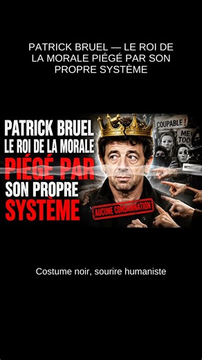 PATRICK BRUEL — LE ROI DE LA MORALE PIÉGÉ PAR SON PROPRE SYSTÈME - Le système adore les exécutions