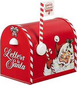 Mr. Christmas 10" Santa's Enchanted Mailbox - Small Version