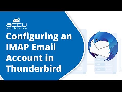 Configuring an IMAP email account in Thunderbird