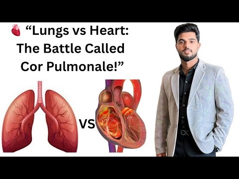 🌬️ Cor Pulmonale Explained Simply | Causes, Symptoms, Diagnosis & Nursing Management