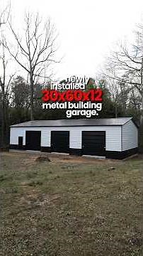 The 30’x60’ metal building everyone’s been asking about #metalbuilding