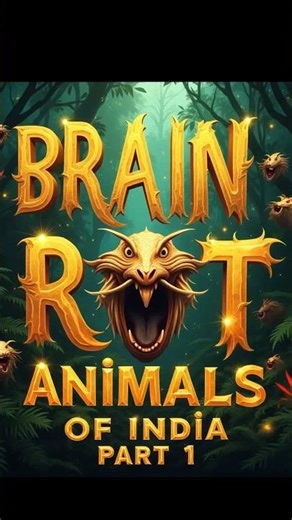 Brain Rot Animals of India:Part I#funny #entertainment #ai #life #art #brainrot