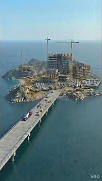 Building a smart city Powered by solar & wind on an island. would you live here? #shorts #island #ai