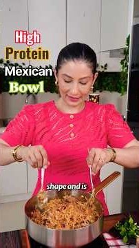 I Made The Perfect High Protein Mexican Rice Bowl At Home (So Easy!)