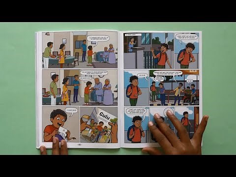Flip Through Gulu Comic - A Complete Puberty Guide for Boys
