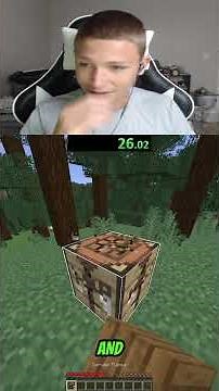 Fern | Minecraft Block Speedrun EP.21 | #minecraft #shorts #speedrun