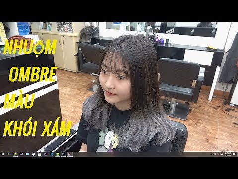 Dạy nhuộm tóc, hướng dẫn nhuộm kiểu tóc Ombre / Tẩy tóc và nhuộm màu khói.
