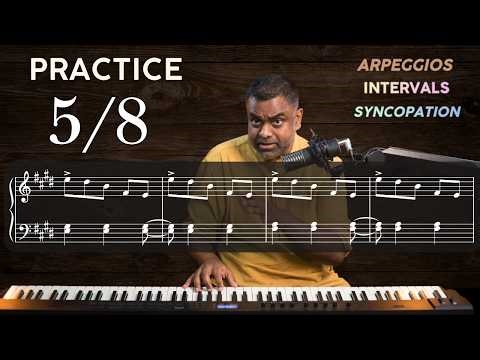 Stop Struggling With Complex Time Signatures - 5/8 with Accents and Thirds Tutorial