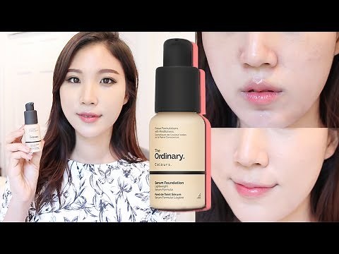 The Ordinary Serum Foundation Review & Demo • $6 Foundation • Is it Acne Skin Friendly?
