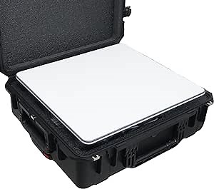Case Club Case fits The Starlink High Performance Flat Mount Dish Kit in a Hard-Shell, Protective, Pressure Equalizing, Lightweight, Waterproof, Airtight, & Heavy Duty Case