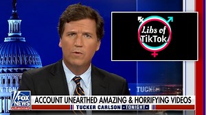 No news organization in America has done more to reveal the reality within schools than Libs of TikTok. The reporting is far more straightforward than anything you’ll find in the New York Times or the Washington Post. https://video.foxnews.com/v/6304450725001#sp=show-clips | Tucker Carlson Tonight