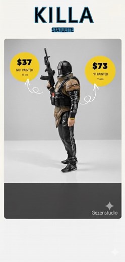 3D Printed Killa Figure-escape From Tarkov Collectible - Etsy