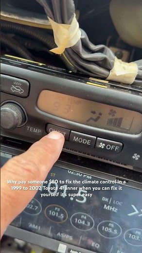 2000 Toyota 4Runner climate control test DIY ￼ fix #2000toyota4runner #climatecontrol #toyotafamily