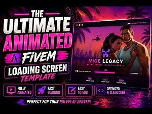 The Ultimate Animated FiveM Loading Screen Template