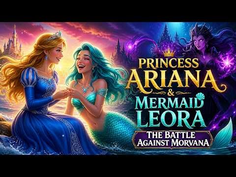 Princess Ariana & Mermaid Leora | The Battle Against Morvana 🧜‍♀️✨ | Magical Ocean Story