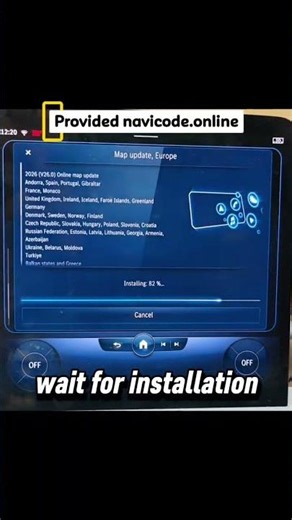 Mercedes NTG7 navigation map update process