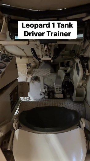 Leopard 1 tank driver trainer at Pansermuseet #leopard #driver #fyp #viral #pansermuseet | MilPics
