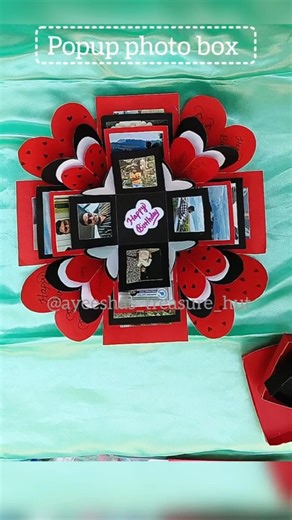 Photos Explosion box #gift #ideas #diy #trending #viral #shorts #ytshorts #photobouquet#explosionbox