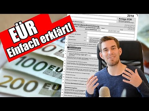 EÜR einfach erklärt! Einnahmen-Überschuss-Rechnung ausfüllen (inkl Excel-Vorlage + Kleinunternehmer)
