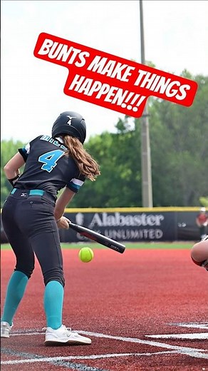 🥎 Softball Small Ball, Big Impact! #shorts