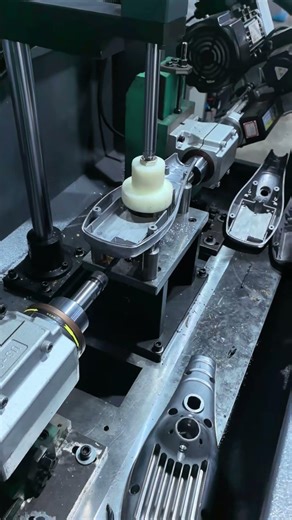 Double-sided drilling machine for lamp shades #machine #drill #factoryproducts