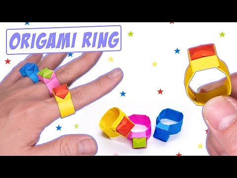 Easy Origami paper Diamond Ring || How to make origami Diamond Ring